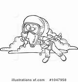 Clipart Skydiving Illustration Royalty Toonaday Rf sketch template