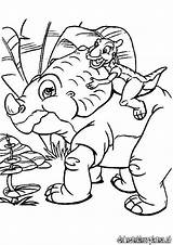 Foot Little Coloring Dinosaur Pages Littlefoot Popular sketch template
