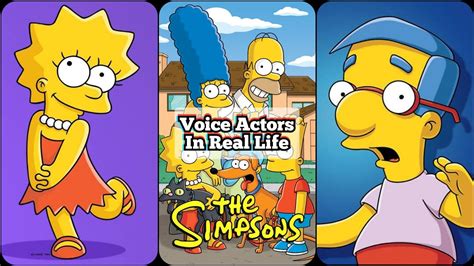 Actors Behind The Voices The Simpsons Youtube
