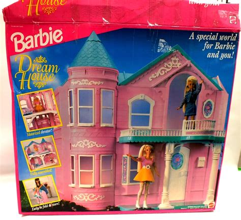 vintage retro barbie dream house fully assembled boxed  ebay