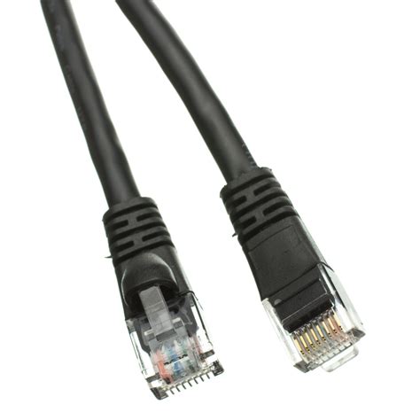 cat black ethernet patch cable snaglessmolded boot