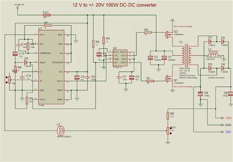 dc converter electronic circuit