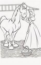 Cinderella Coloring Pages Printable Filminspector Princess Disney sketch template