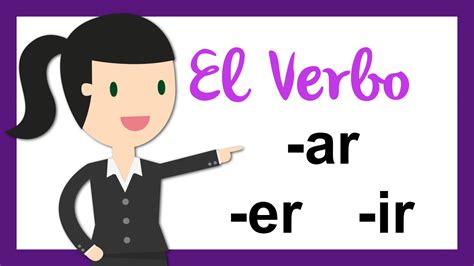 ¿qué es un verbo tipos de verbos ️ el aula de blanca aprende