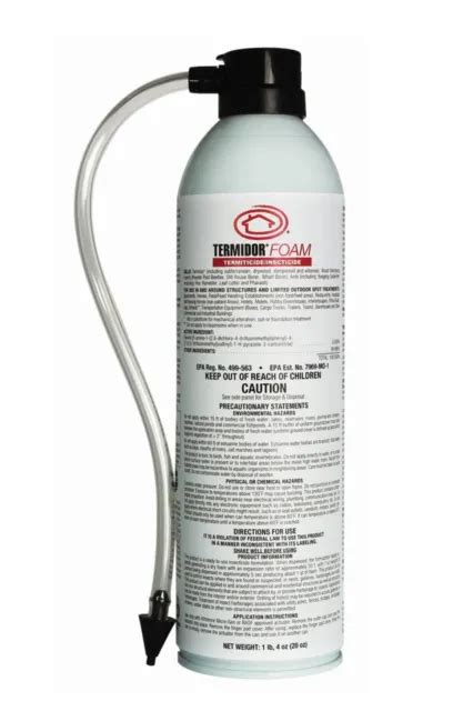 termidor foam termiticideinsecticide  expansion ratio  oz bottle