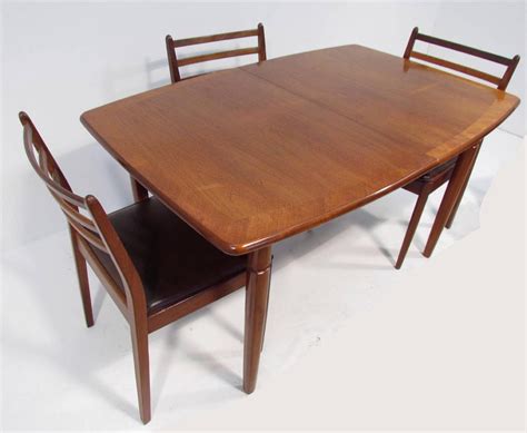 good retro teak dining table   chairs   plan ebay