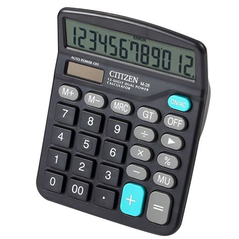 electronic calculator dual power solar desktop calculatrice  digit