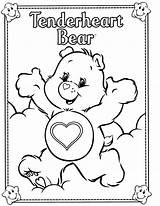 Care Coloring Bear Pages Bears Printable Sheets Kids Caring Colouring Color Tenderheart Print Carebear Book Cartoon Books Adult Cute Disney sketch template