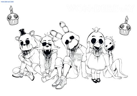 printable  puppet  nights  freddy  wiki  coloring book