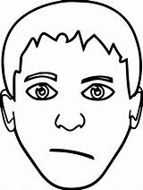Face Coloring Boy Pages Big Kid Wecoloringpage sketch template