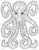 Coloring Pages Octopus Printable Print Color Baby Colouring Adults Kids Sea Getcolorings Amazing Psychedelic Getdrawings Entitlementtrap sketch template