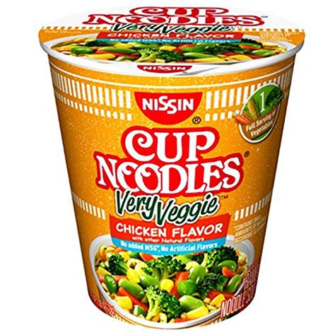 Nissin Cup Ramen Noodle Soup Curry 2 82 Ounce Pack Of 6