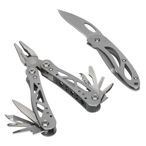 Multi Tool And Pocket Knife Set 2pc Stainless Steel Mini Rapid Online