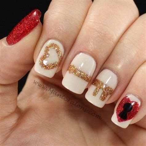 beautiful valentines day nail designs
