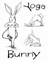 Yoga Coloring Pages Kids Bunny Colouring Animal Spring Activity Poses Omazing Getdrawings Popular Choose Board Abc sketch template