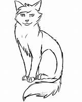 Sitting Cat Drawing Getdrawings sketch template
