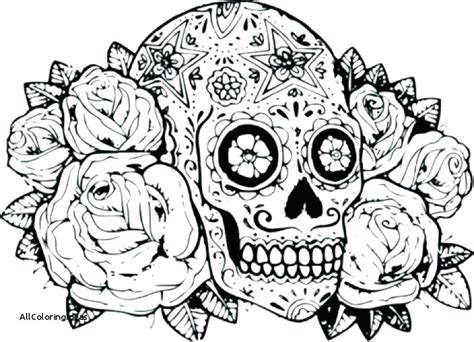 sugar skull coloring pages  adults  getcoloringscom