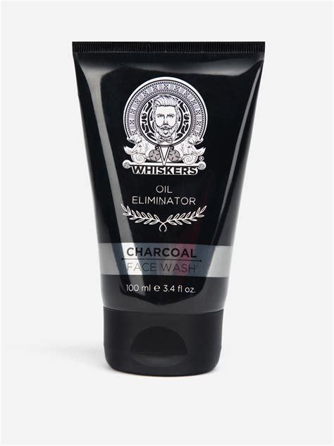 buy charcoal face wash  ml  men    price whiskers