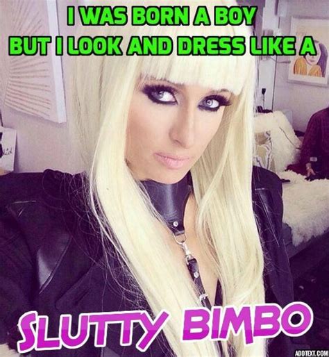 sissy bimbo in training photo