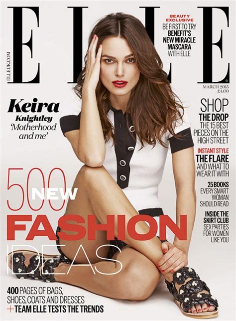 Keira Knightley Covers Elle Uk March 2015 Issue