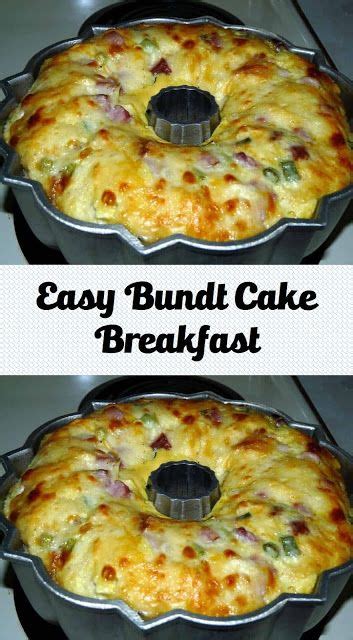 easy bundt cake breakfast mytastyrecipe recipes breakfast recipes