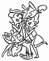 Coloring Pages Jetsons Jetson Judy Printable sketch template