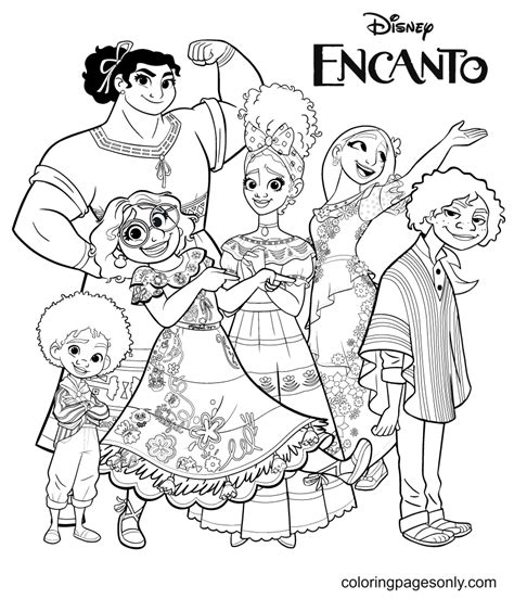encanto coloring pages  printable   hands  amazing