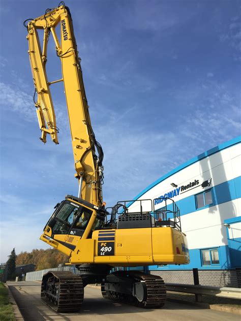 metre high reach excavator ridgway rentals plant hire fleet
