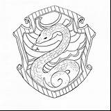 Slytherin Potter Harry Coloring Crest Pages Hogwarts Houses Gryffindor Lego House Drawing Colour Quidditch Hedwig Castle Dragon Print Voldemort Ravenclaw sketch template