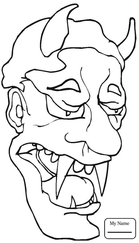 devil skull drawing  getdrawings