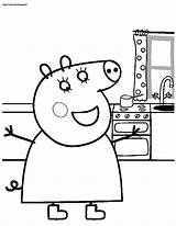 Peppa sketch template