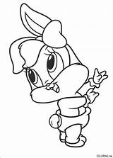 Coloring Pages Baby Bunny Bugs Tunes sketch template