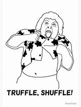 Goonies Chunk Truffle Shuffle sketch template