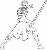 Coloring Pages Jedi Obi Wan Kenobi Wars Star Windu Mace Printable Color Getcolorings Drawing Cartoon sketch template