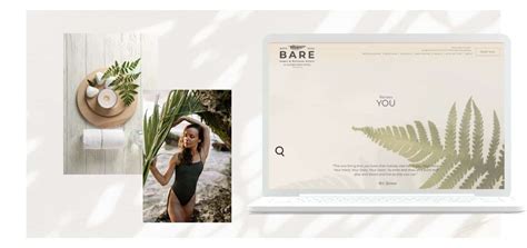 bare sugar wellness studio lagom digital branding  website