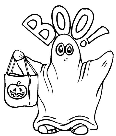 halloween ghost coloring pages boringpopcom
