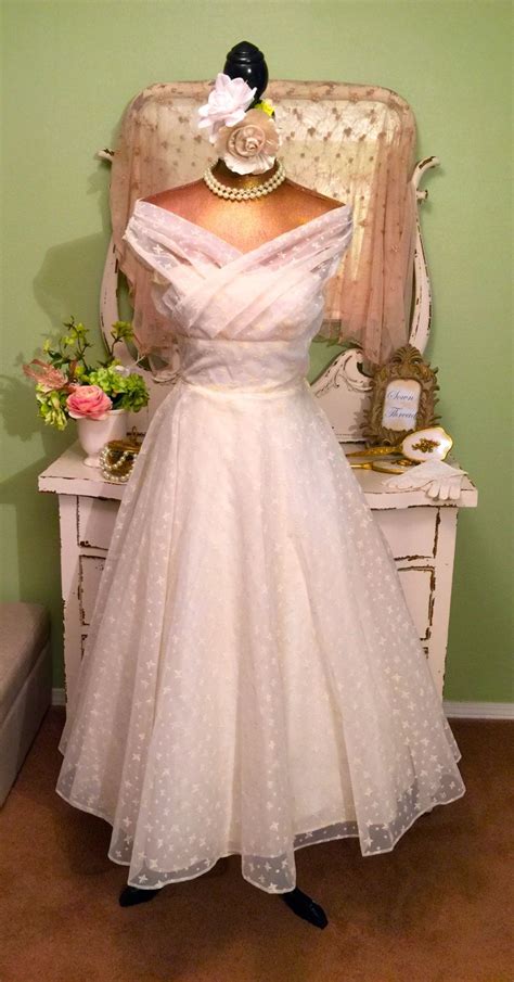 vintage 50s dress flocked velvet butterflies 50s prom dress etsy