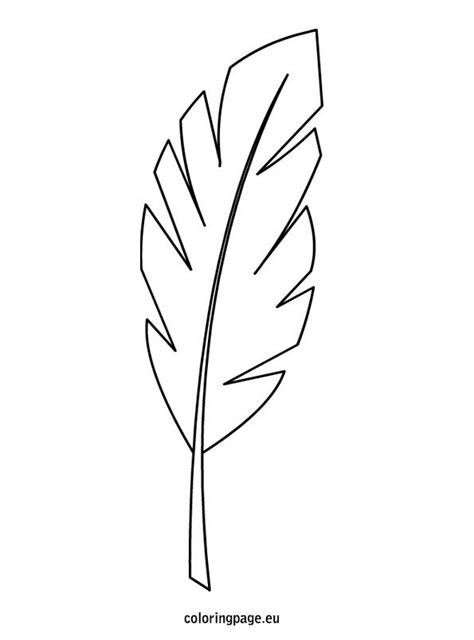 palm branch template coloring page leaf coloring page palm branch