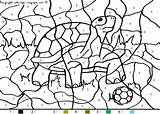 Magique Animaux Animal Tortue Magiques Numbers Coloriages sketch template