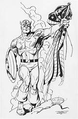 America Captain Byrne John Comic Book Coloring Capt sketch template