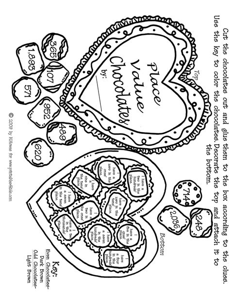images  heart activities worksheets valentine color