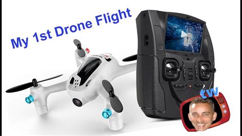 st drone flight  hubsan hd drone youtube