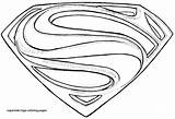 Superman Logo Steel Man Symbol Drawing Coloring Pages Tattoo Batman Vs Deviantart Outline Metacharis Sign Getcolorings Wallpaper Drawings Color Super sketch template