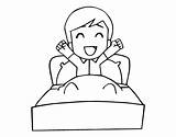 Wake Time Coloring Pages Girls Coloringcrew Room sketch template