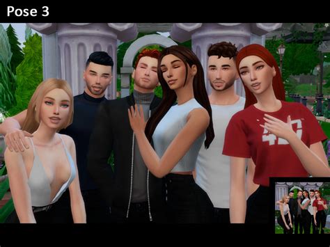 sims resource fun group pose pack