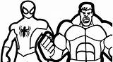 Hulk Spiderman Ragnarok Getdrawings Clipartmag Cut sketch template