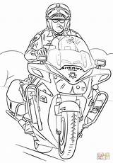 Coloring Motorcycle Sheriff Pages Swat Police Fbi Printable Team Drawing sketch template