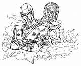 Mortal Kombat Scorpion Ausmalbilder Malvorlagen Coloring4free Jungen Raskrasil Drucken Marvel Coloringhome Abrir Coloringtop sketch template