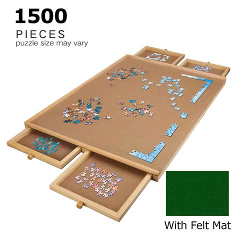 wooden puzzle table board   pieces puzzleschristmas gift