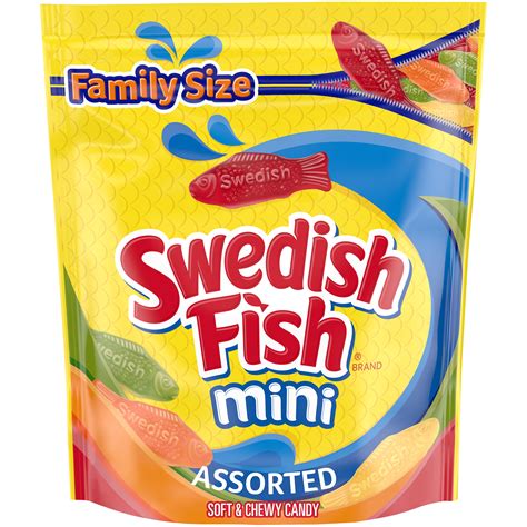 swedish fish mini candy assorted flavors  family size bag  lb walmartcom walmartcom